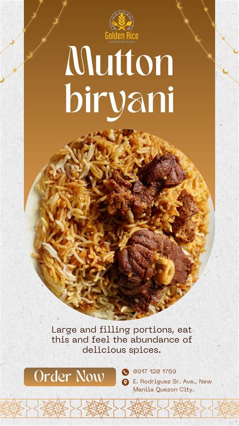 Golden Rice Hyderabadi Biryani Restaurant – Evia Lifestyle .